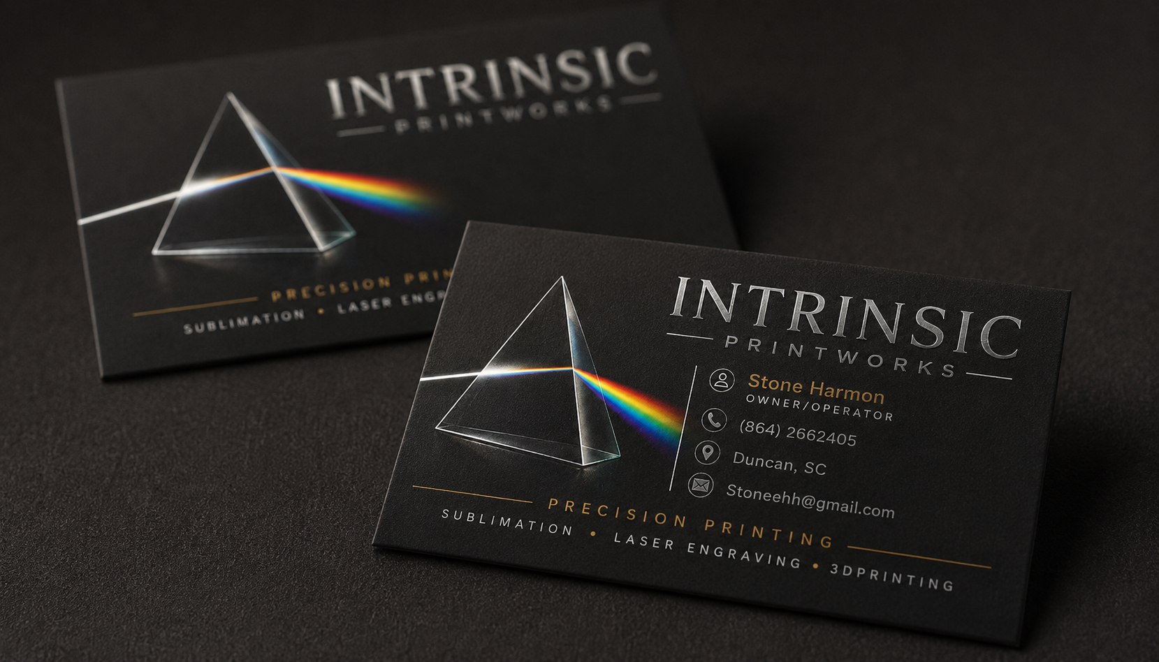 Full Color Aluminum Business Cards