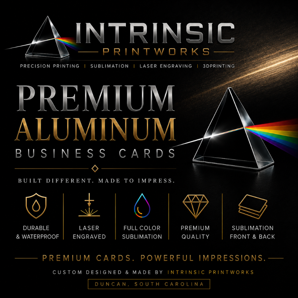 Full Color Aluminum Business Cards