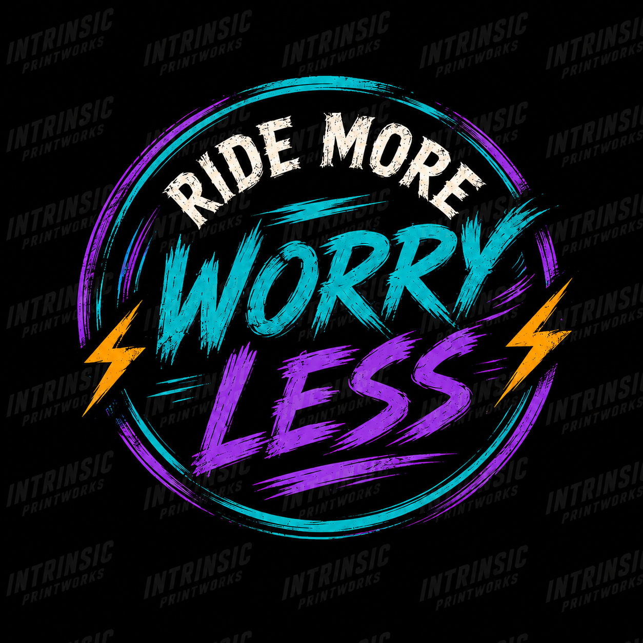 Ride More Worry Less Design